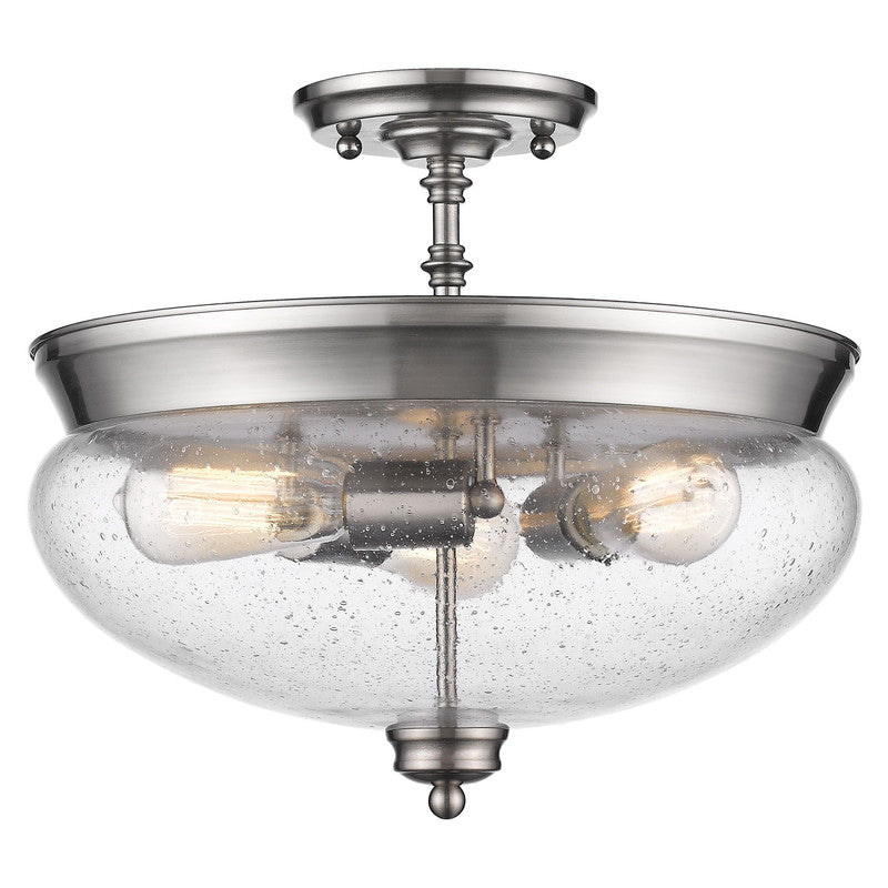 Z-Lite 721SF - Amon 3 Light 15" Flush Mount