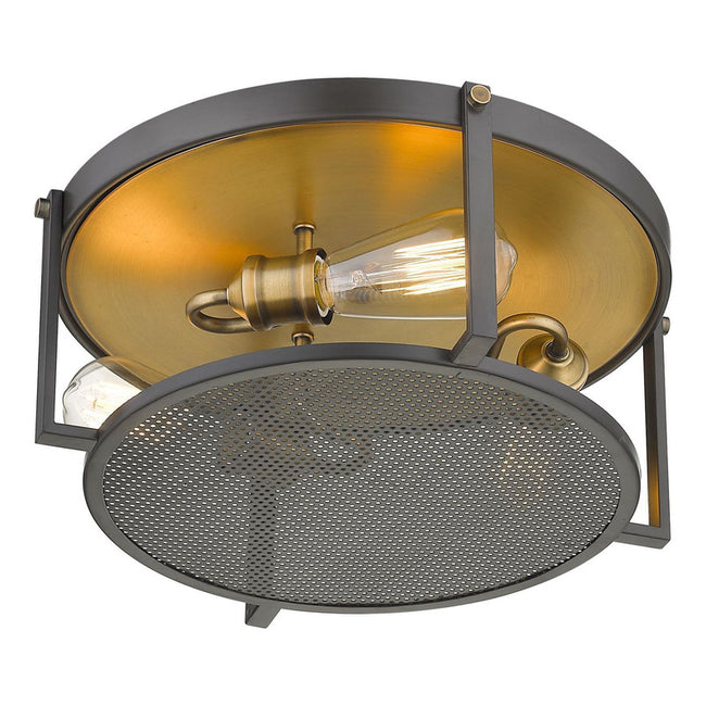 Z-Lite 723F15 - Halcyon 3 Light 16" Flush Mount