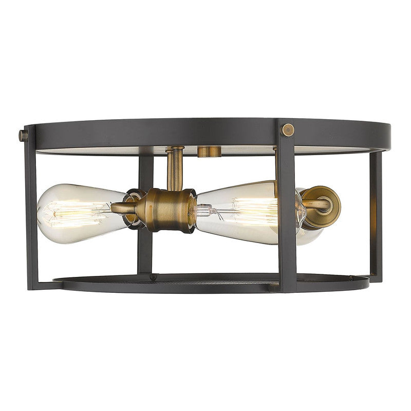 Z-Lite 723F15 - Halcyon 3 Light 16" Flush Mount