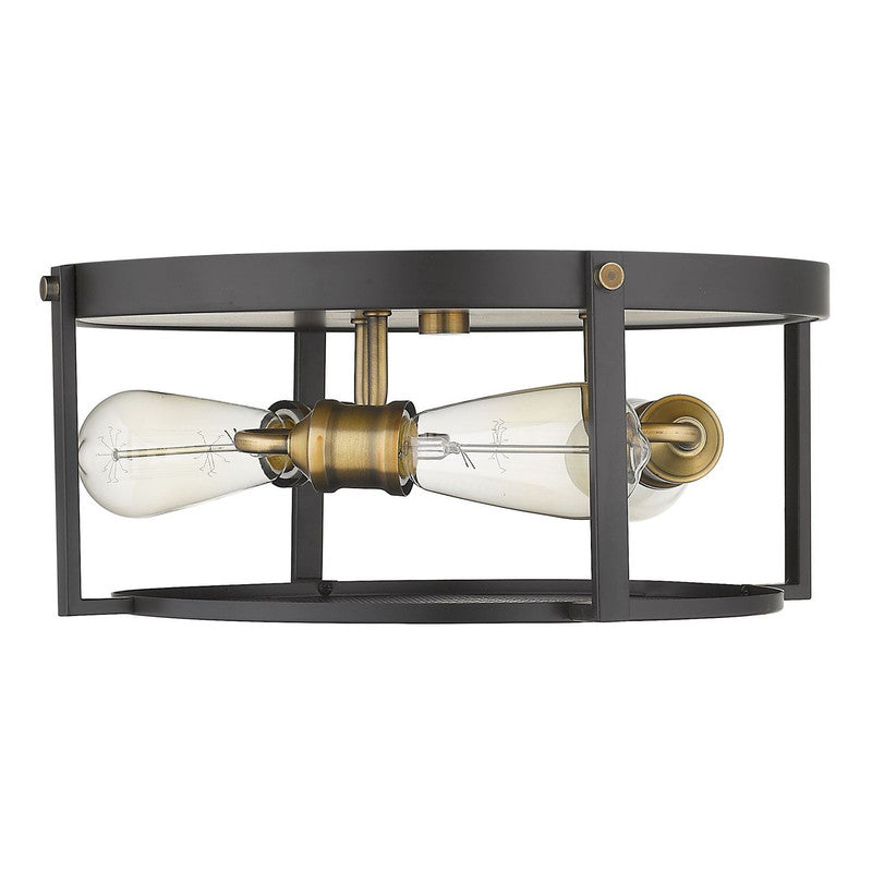 Z-Lite 723F15 - Halcyon 3 Light 16" Flush Mount