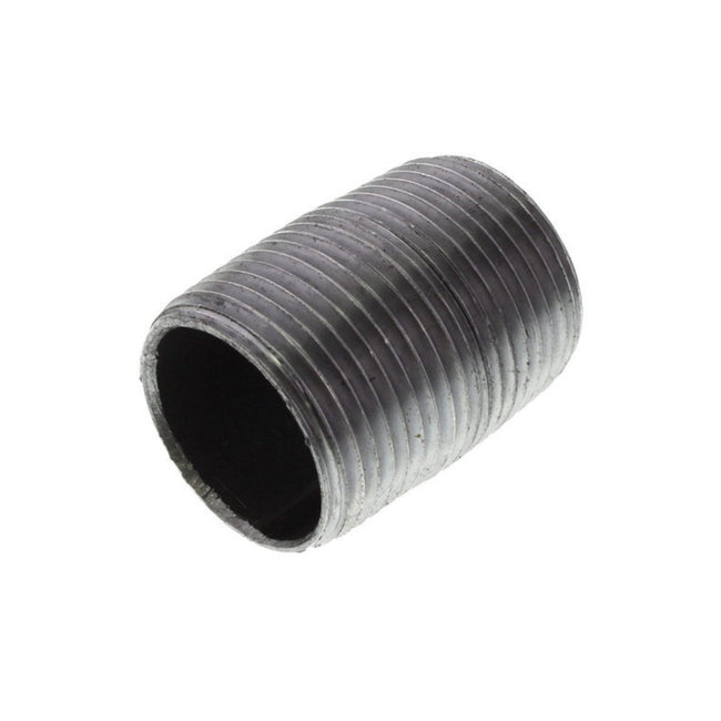 ZNB00CL - Black Welded Steel Pipe Nipple - 1/8" X Close