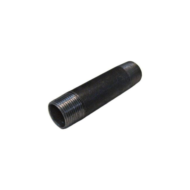 ZNB037 - Black Steel Pipe Nipple - Domestic - 1/2" X 7"