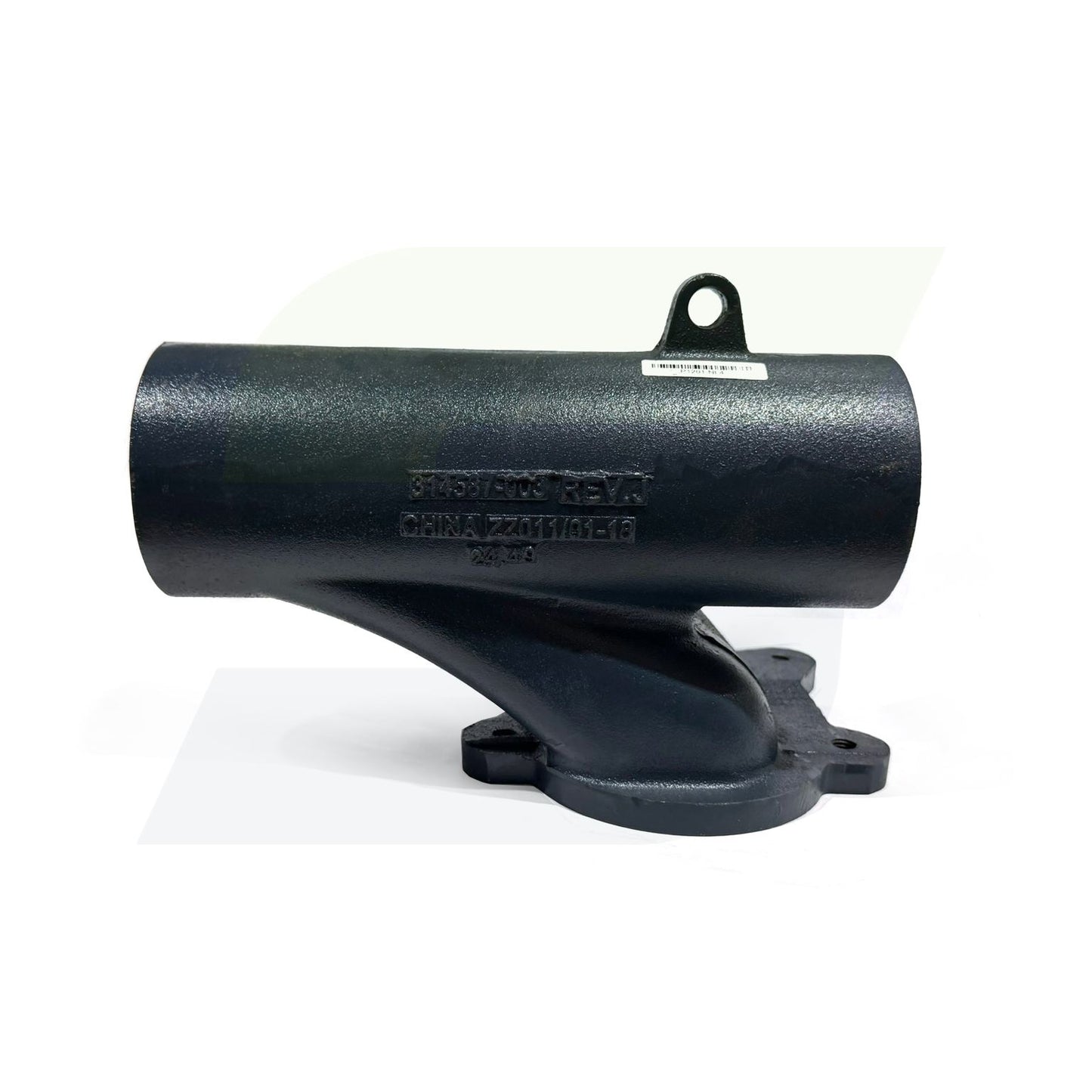 P1201-NL4 - Left Hand Inlet with Flow to Right, Horizontal No-Hub Fitting
