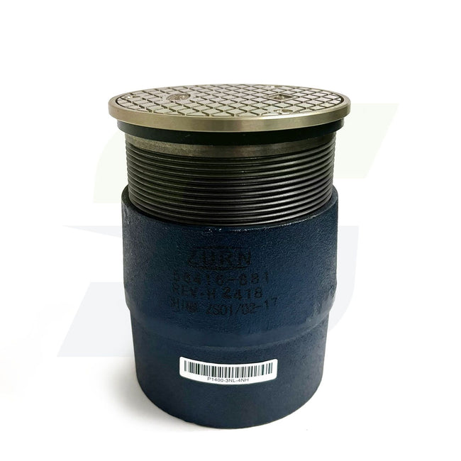 ZN1400-4NH - 4" Level-Trol Extra Heavy Duty Floor Cleanout - Nickel Bronze