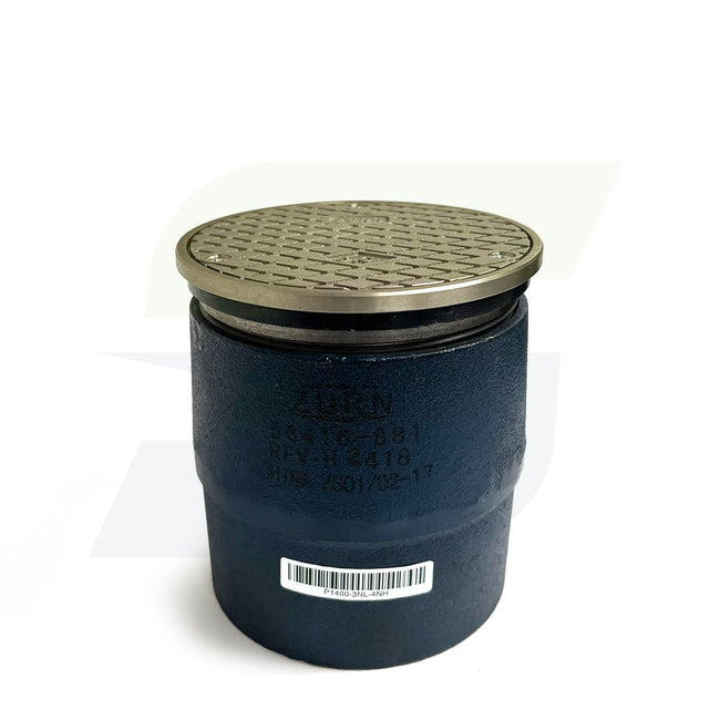 ZN1400-4NH - 4" Level-Trol Extra Heavy Duty Floor Cleanout - Nickel Bronze
