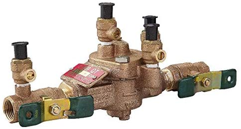 0062094 - 1/2 In Bronze Reduced Pressure Zone Assembly Backflow Preventer, Quarter Turn Shutof
