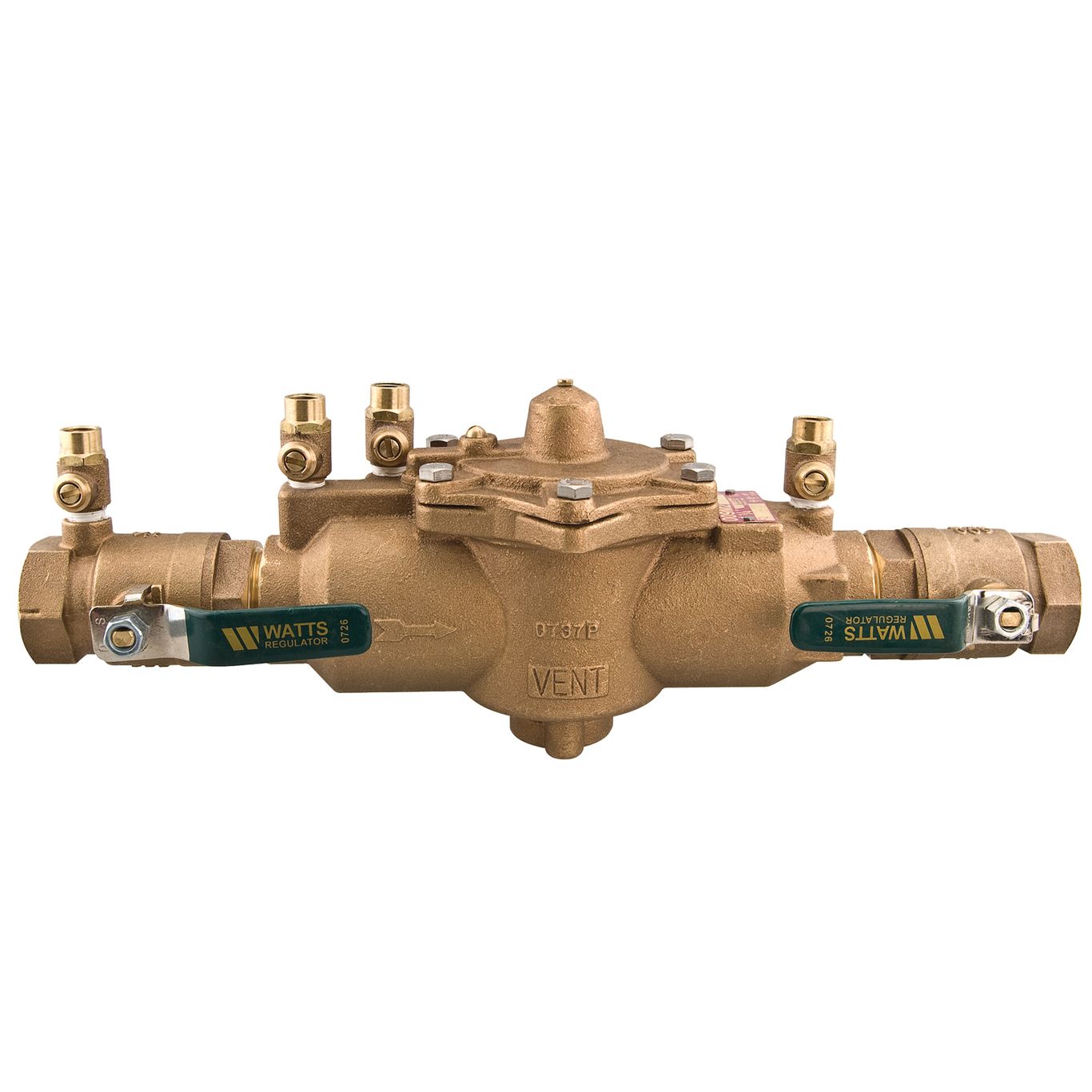 Watts 0062920 - 1 1/4 In Bronze Reduced Pressure Zone Assembly Backflow Preventer