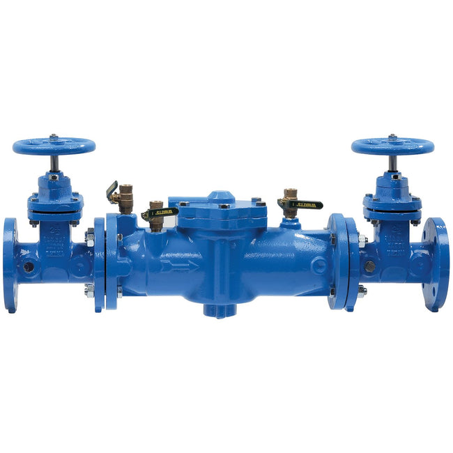 Watts 0122614 - 2 1/2 In Cast Iron Double Check Valve Backflow Preventer Assembly, NRS Shutoff , Sin