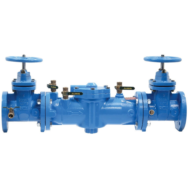 Watts 0122615 - 3 In Cast Iron Double Check Valve Backflow Preventer Assembly, NRS Shutoff, Single T