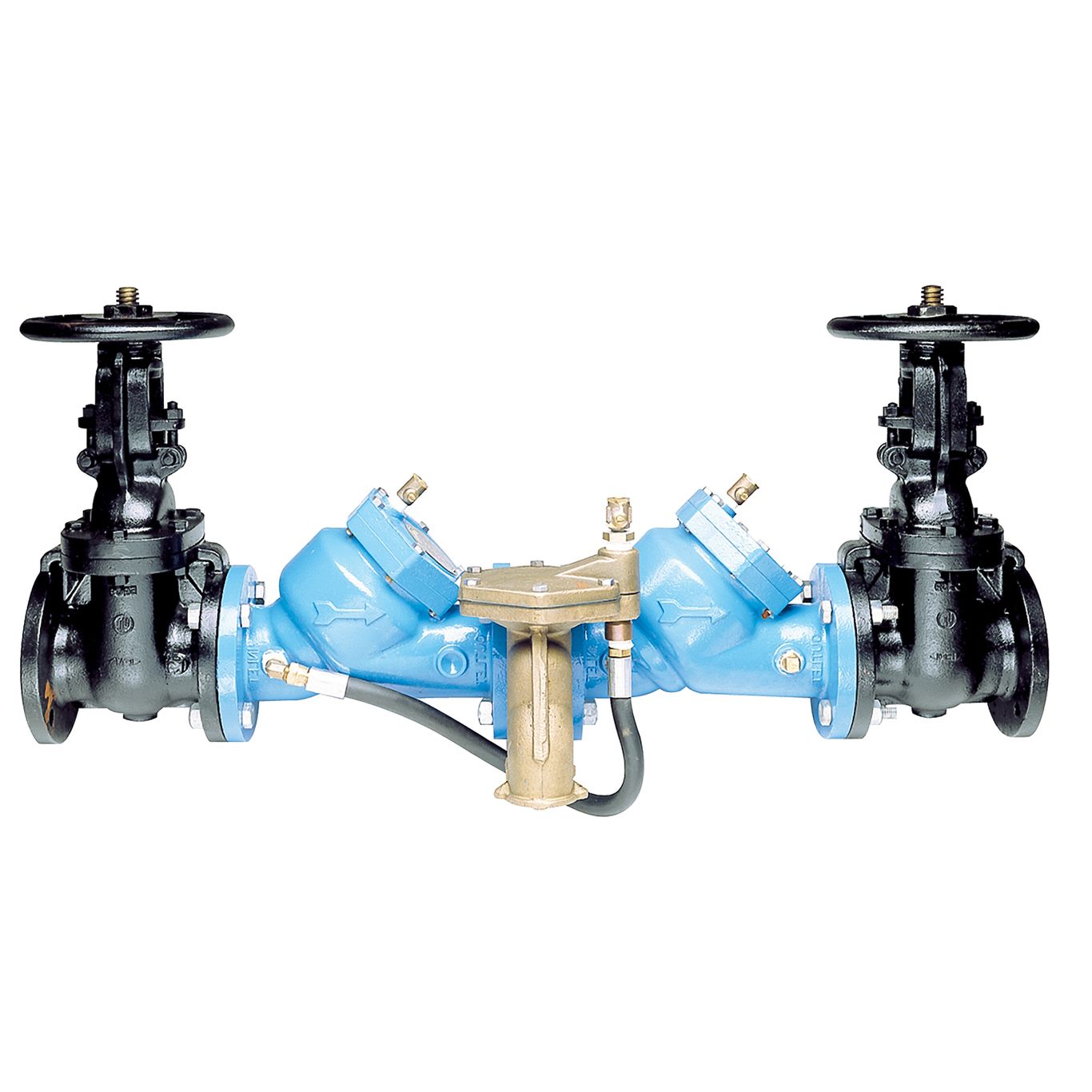 Watts 0122773 - 2 1/2 In Cast Iron Reduced Pressure Zone Backflow Preventer Assembly, NRS Shutoff
