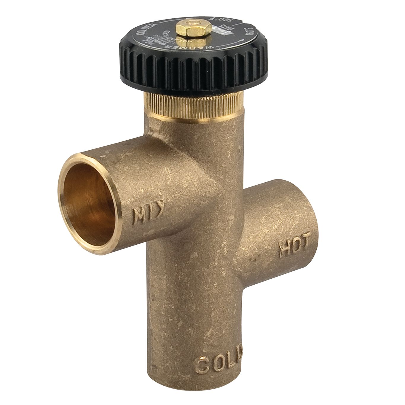 0559131 - 1/2 In Lead Free Low Temperature Hot Water Extender Mixing Valve With Solder Connect