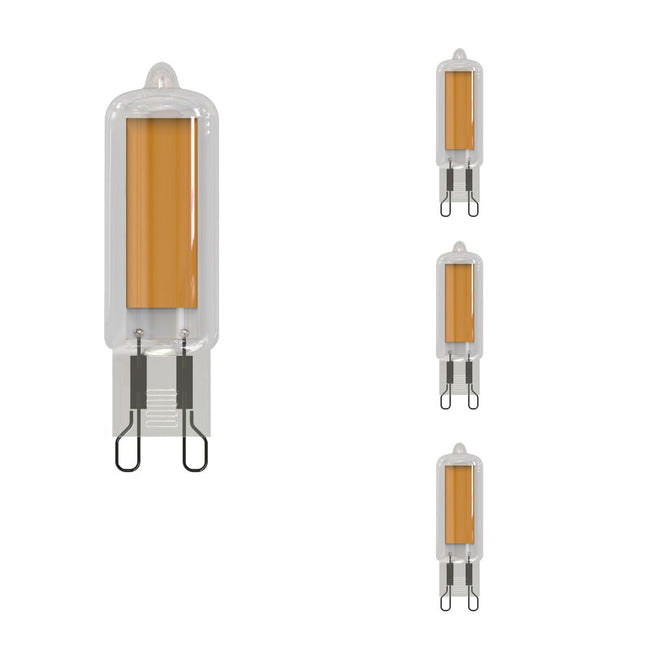 770597 - Filaments Dimmable G9 Clear Bi-Pin LED Light Bulb - 3.5 Watt - 2700K - 4 Pack
