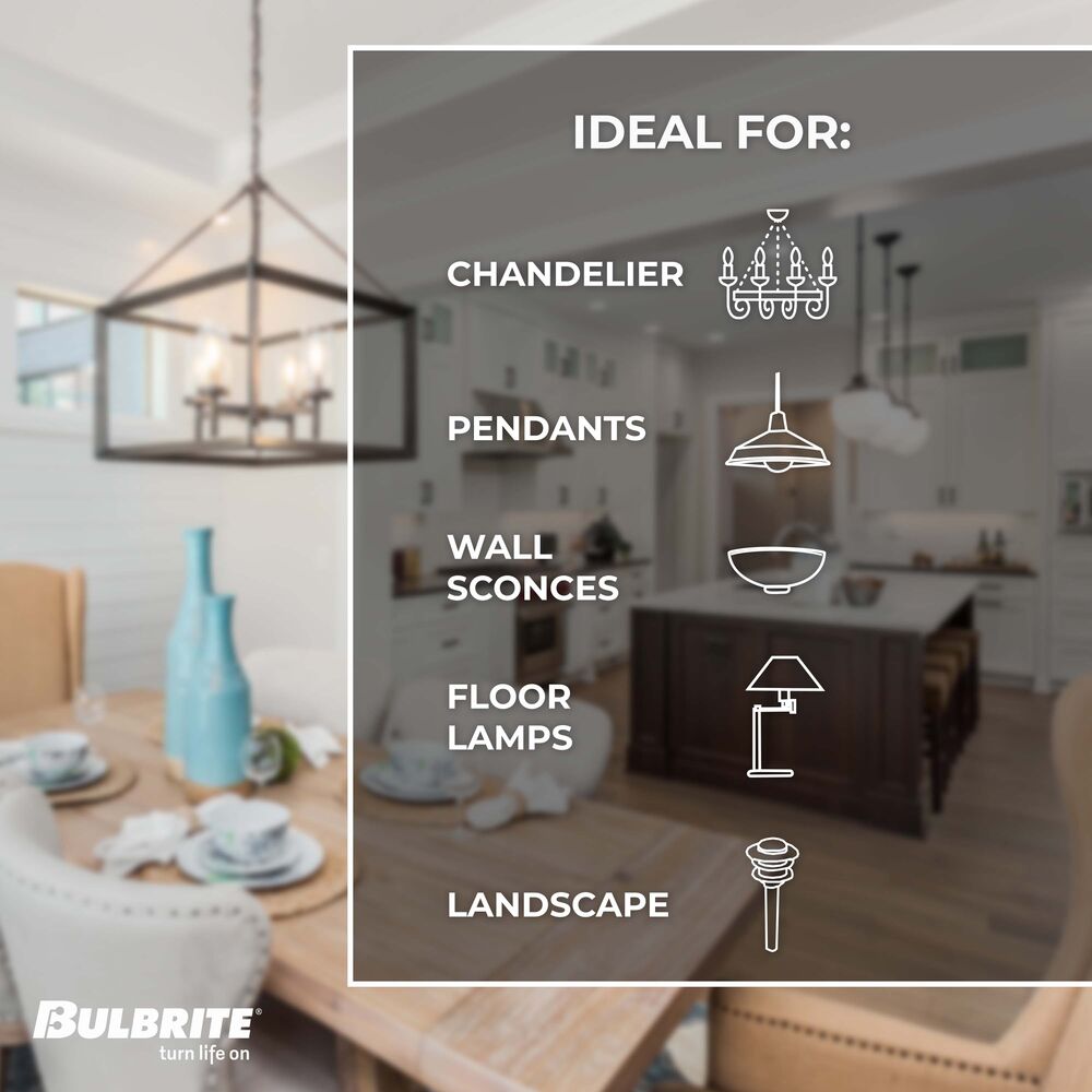 770600 - Filaments Dimmable G9 Clear Bi-Pin LED Light Bulb - 4 Watt - 3000K - 4 Pack