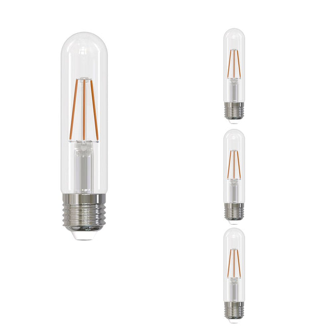 776731 - Filaments Dimmable T9 Clear Medium Base LED Light Bulb - 5 Watt - 2700K - 4 Pack