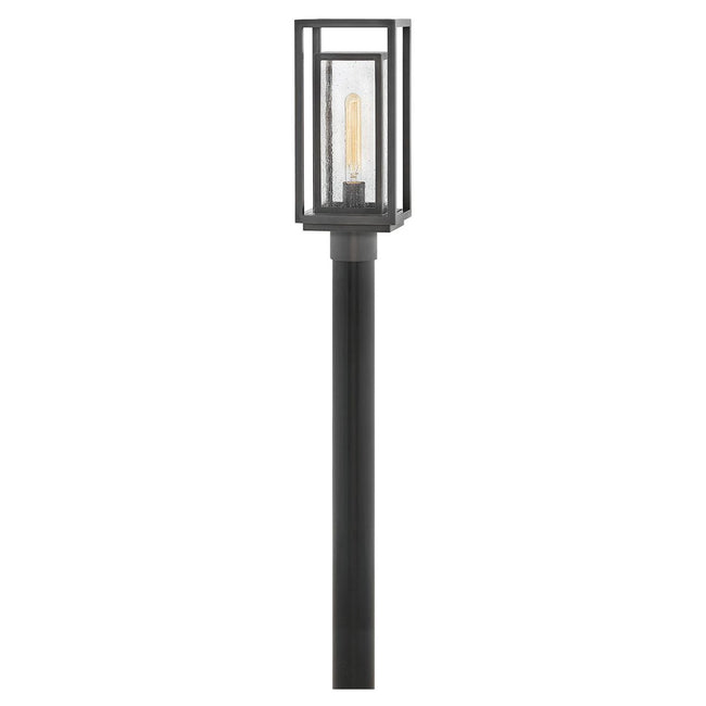 Hinkley 1001-LV - Republic 17" Tall Post or Pier Mount Lantern, Low Voltage
