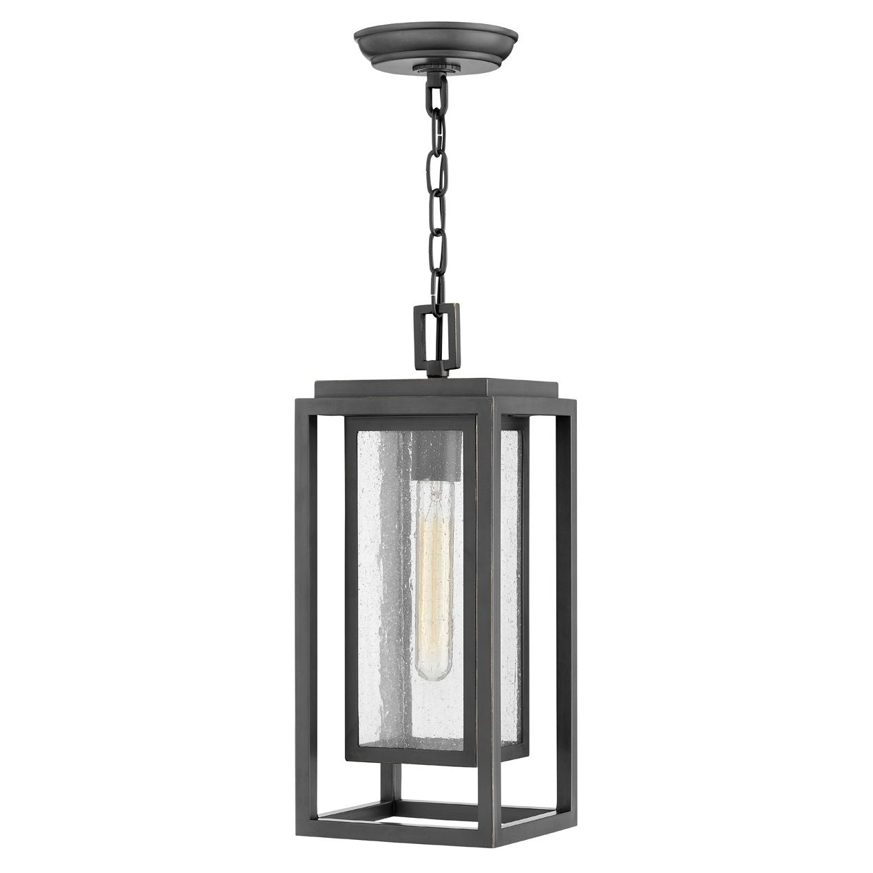 Hinkley 1002 - Republic 17" Tall 1 Light Indoor / Outdoor Hanging Lantern