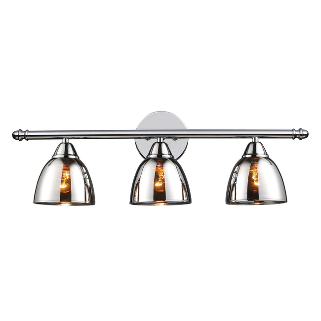 ELK Lighting 10072/3 - Reflections 23" Wide 3-Light Vanity Light in Polished Chrome with Chrome-plat