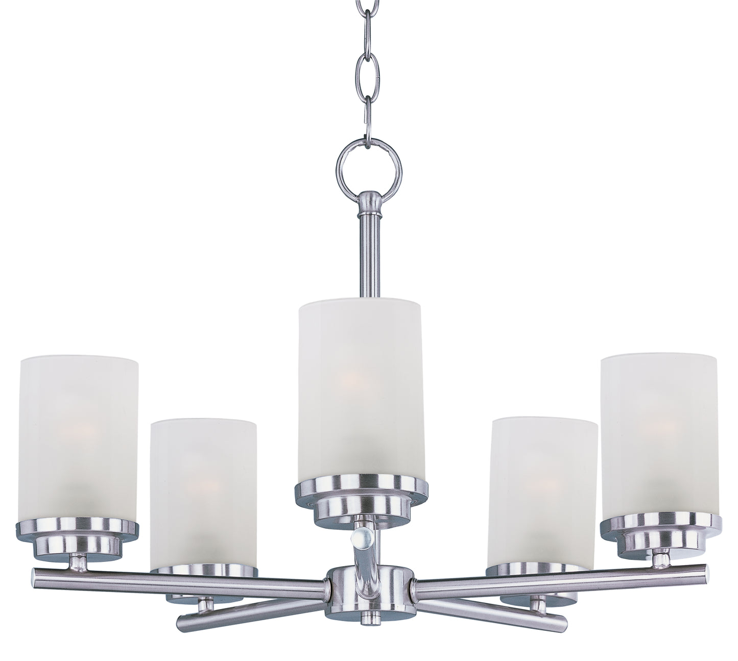 10205FTSN - 5 Light Corona 22" Chandelier - Satin Nickel