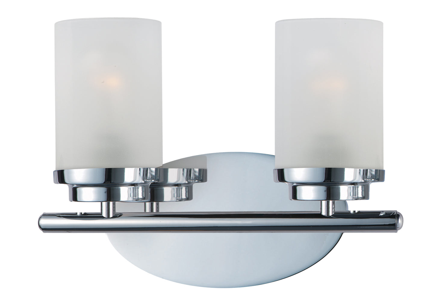 10212FTPC - 2 Light Corona 12" Vanity Light - Polished Chrome