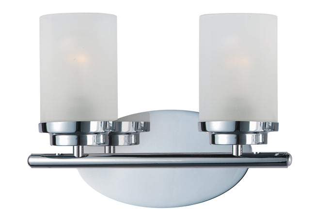 10212FTPC - 2 Light Corona 12" Vanity Light - Polished Chrome