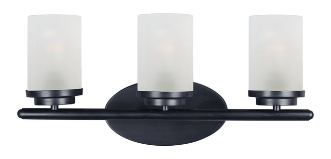 10213FTBK - 3 Light Corona 19" Vanity Light - Black