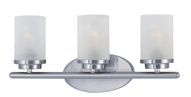 10213FTSN - 3 Light Corona 19" Vanity Light - Satin Nickel