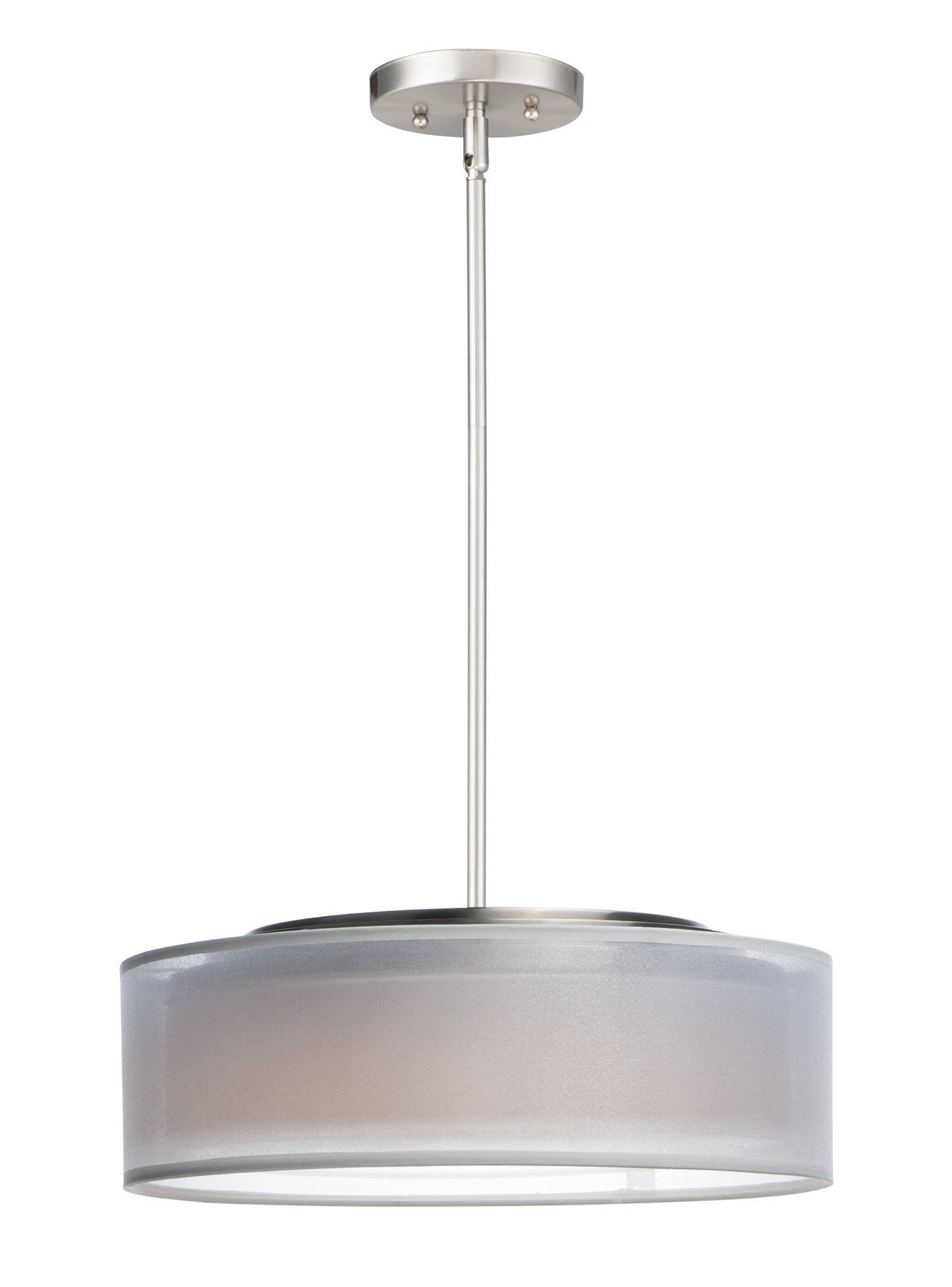 10224WOSN - 3 Light Prime 16" Pendant - Satin Nickel
