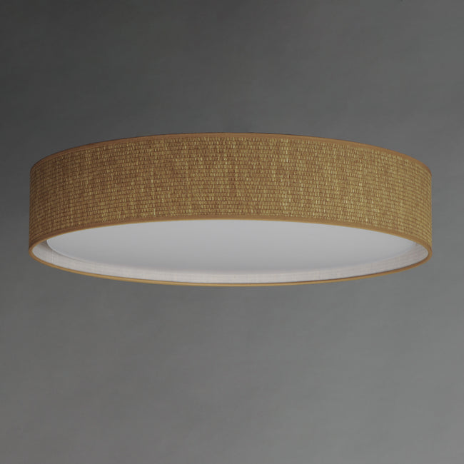 10227GC - Prime 25" Flush Mount Ceiling Light - Grass Cloth