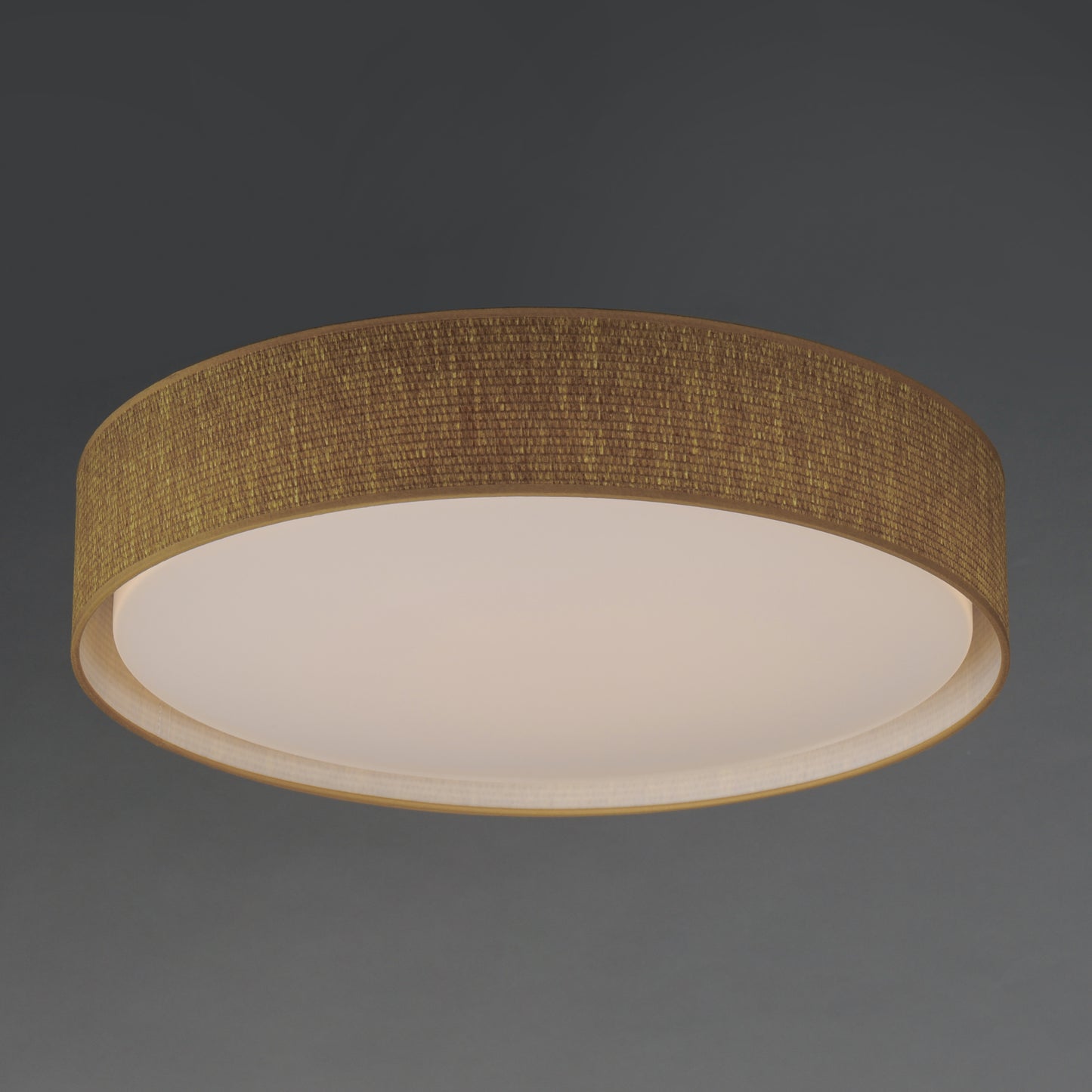 10227GC - Prime 25" Flush Mount Ceiling Light - Grass Cloth