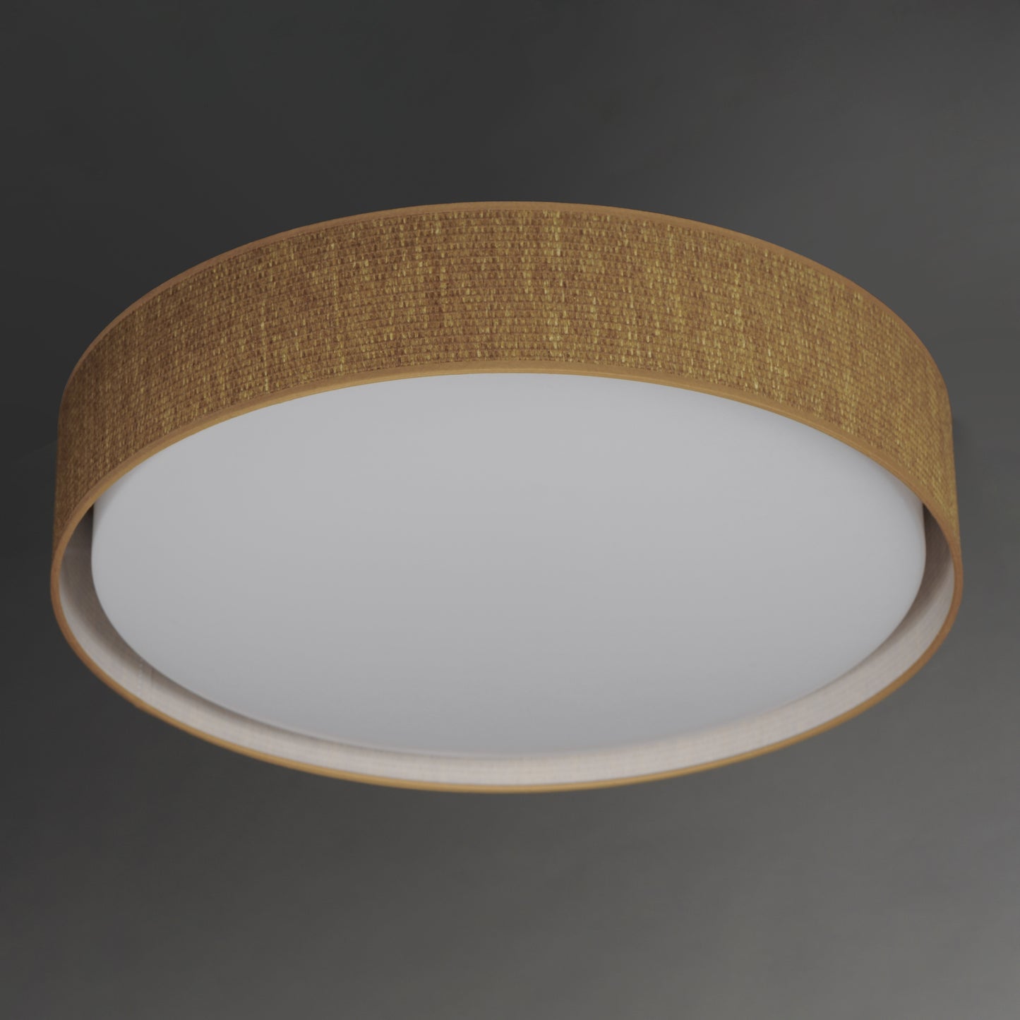 10227GC - Prime 25" Flush Mount Ceiling Light - Grass Cloth
