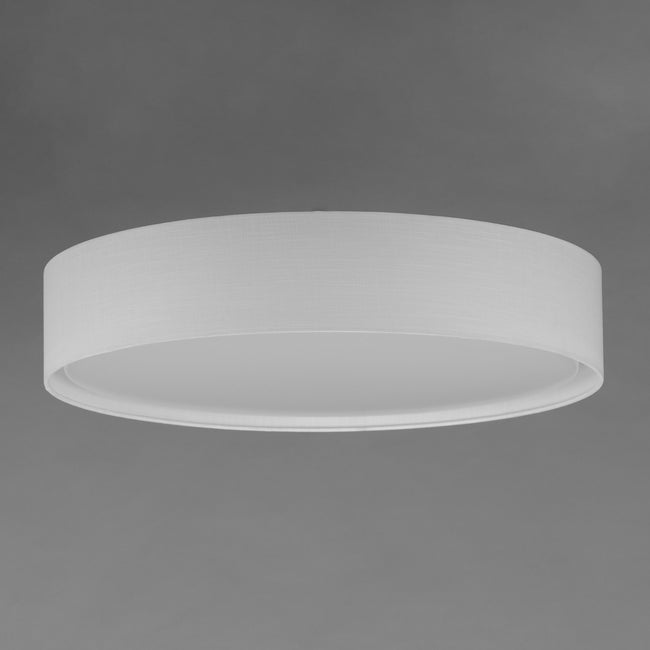 10227WL - Prime 25" Flush Mount Ceiling Light - White Linen