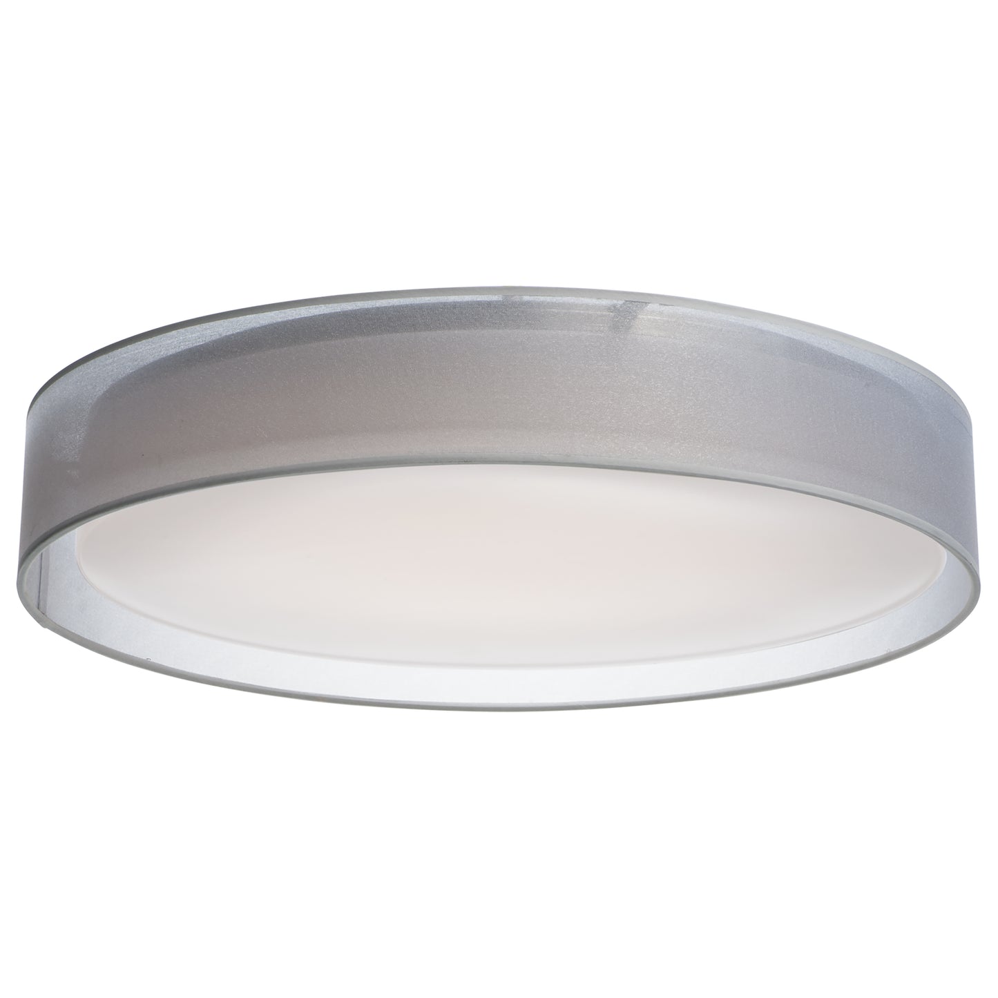 10227WO - Prime 25" Flush Mount Ceiling Light - White Organza