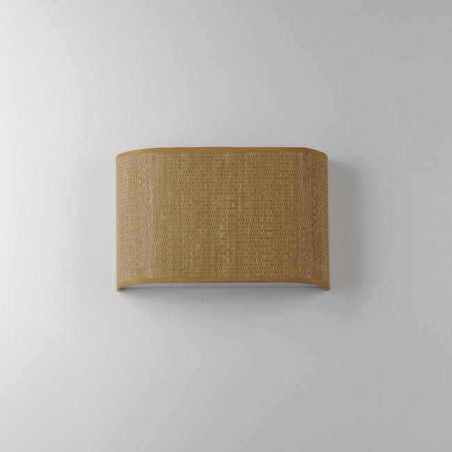 10229GC - 1 Light Prime 13" Wall Sconce - Grass Cloth