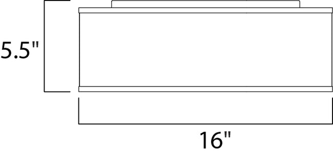 10230GY - Prime 16" Flush Mount Ceiling Light - Gray