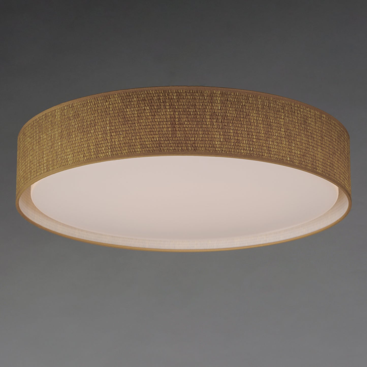 10237GC - Prime 25" Flush Mount Ceiling Light - Grass Cloth