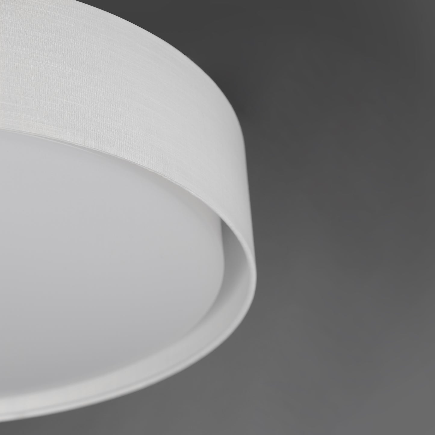 10237WL - Prime 25" Flush Mount Ceiling Light - White Linen