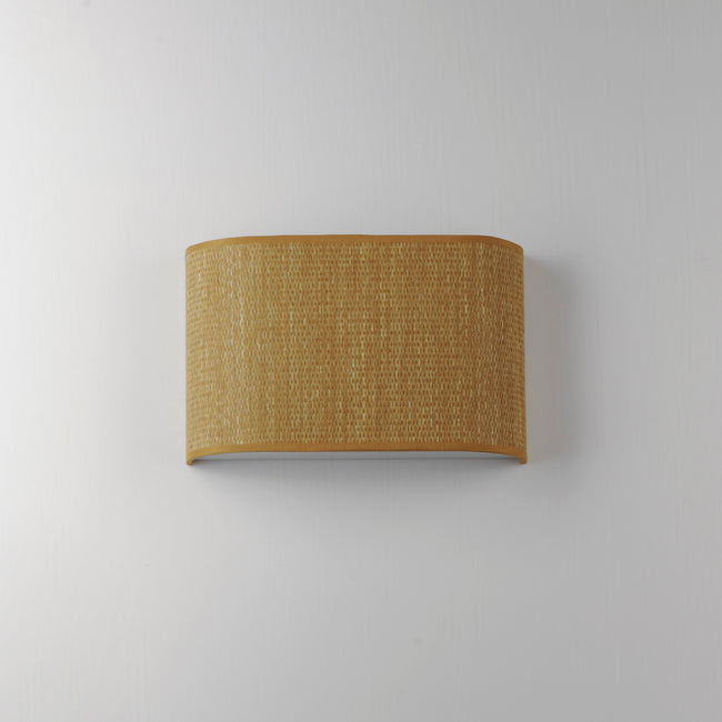 10239GC - 1 Light Prime 13" Wall Sconce - Grass Cloth