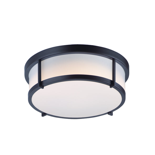 10273WTBK - Rogue LED 13" Flush Mount Ceiling Light - Black