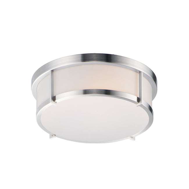 10273WTSN - Rogue LED 13" Flush Mount Ceiling Light - Satin Nickel