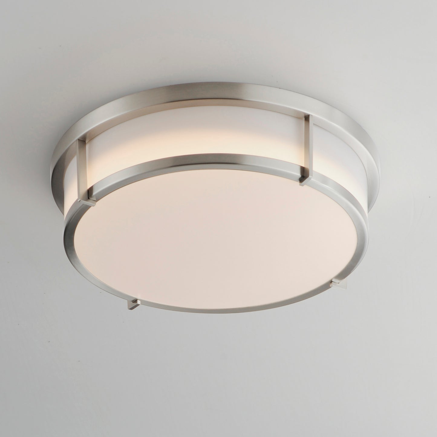 10273WTSN - Rogue LED 13" Flush Mount Ceiling Light - Satin Nickel