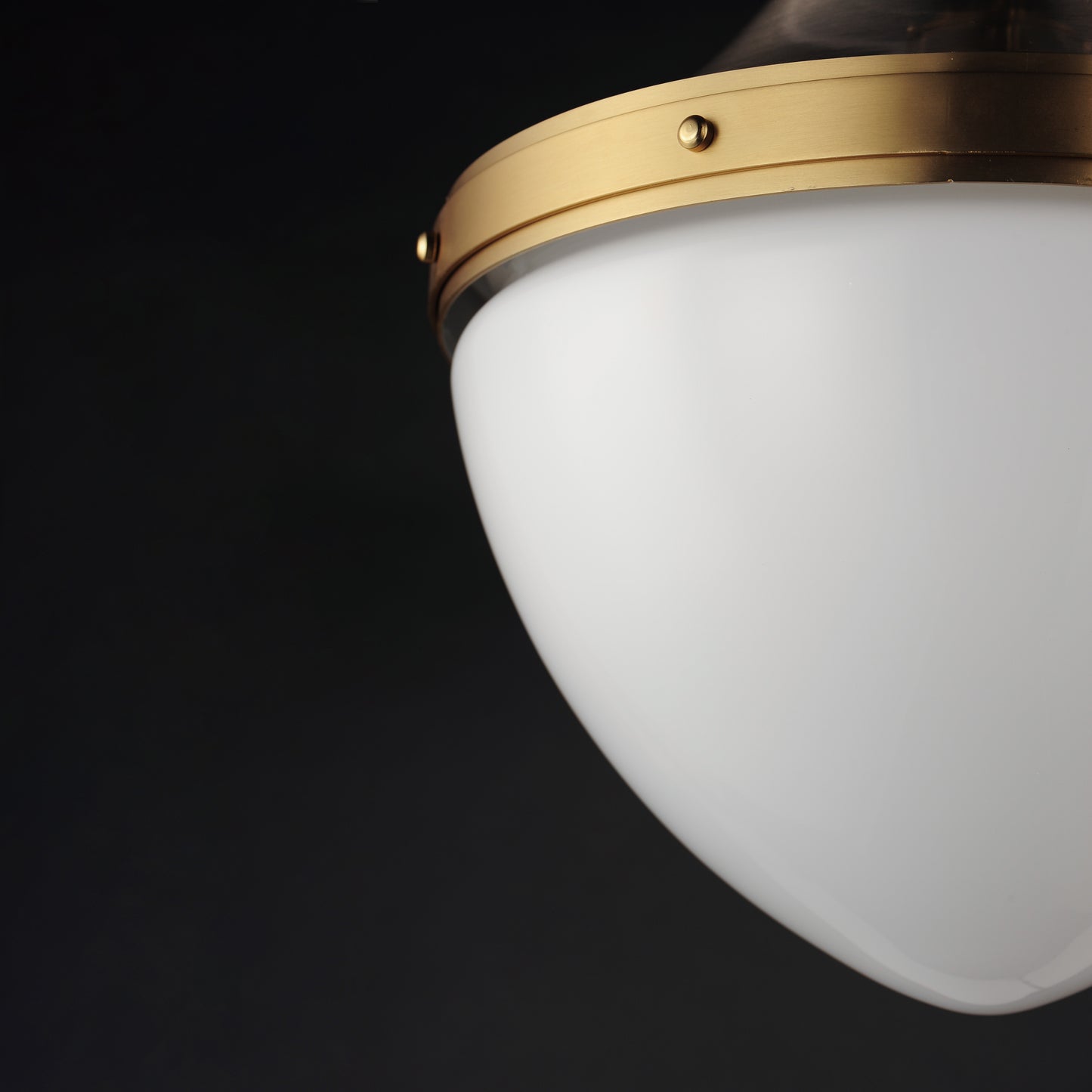 10386WTSNSBR - 1 Light Conrad 15" Pendant - Satin Nickel / Satin Brass