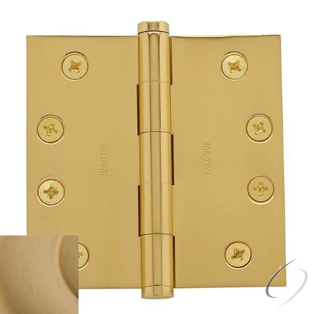 Baldwin 1040033I - 4" x 4" Mortise Square Hinge Vintage Brass Finish