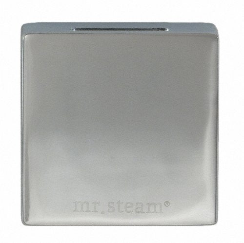 AromaSteam Square 3 in. Steam Head in Matte Black