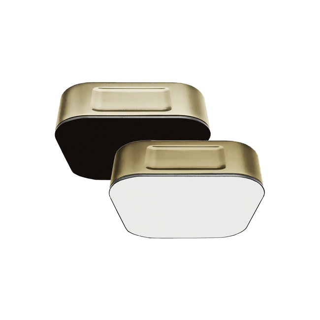 AromaSteam 3 in. Steam Head Black Polished Brass