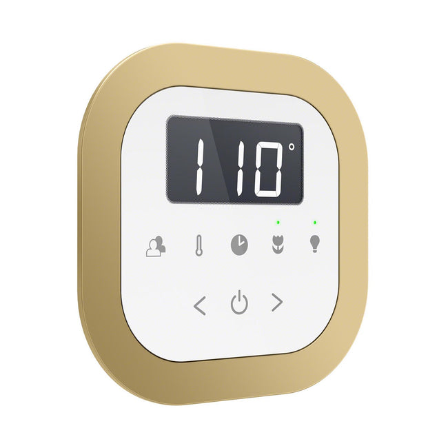 AirTempo Round Flush Mount Kit Satin Brass