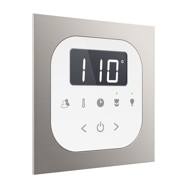 AirTempo Square Flush Mount Kit Brushed Nickel
