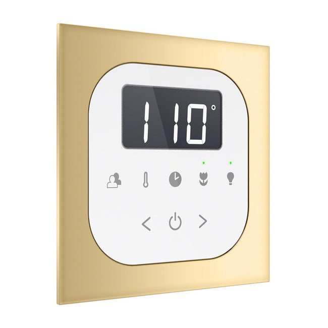 AirTempo Square Flush Mount Kit Polished Brass
