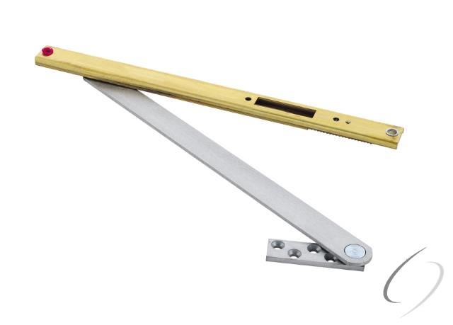 Heavy Duty Size 4 Surface Concealed Overhead Stop Satin Stainless Steel Finish