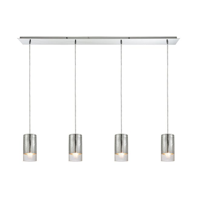 ELK Lighting 10570/4LP - Tallula 46" Wide 4-Light Linear Pendant Fixture in Chrome with Chrome-plate