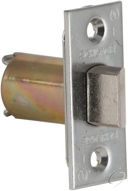 A Series Square Corner Spring Latch with 2-3/8" Backset with 1" Face Sat